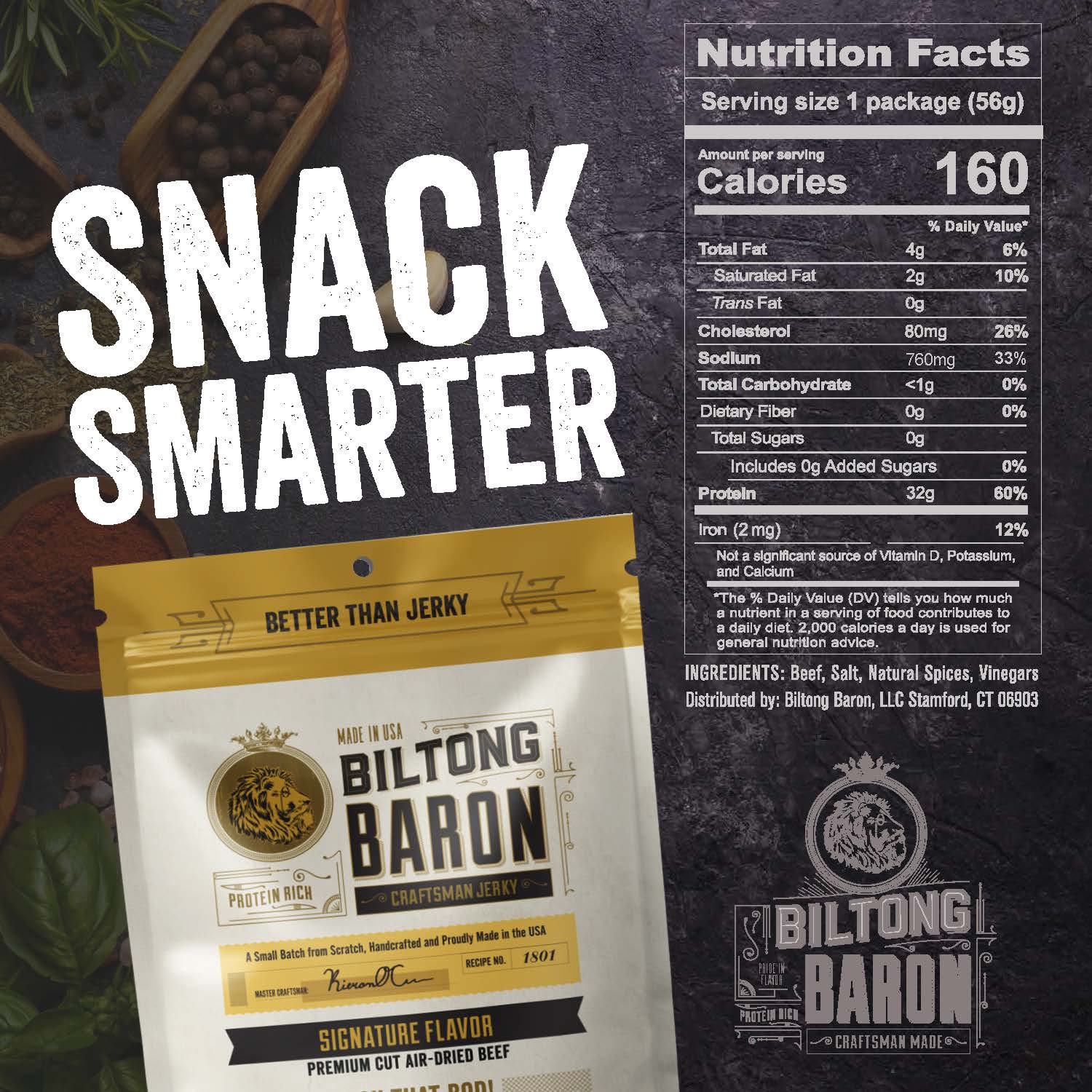 Four-Bag Multi-Pack Medley by Biltong Baron