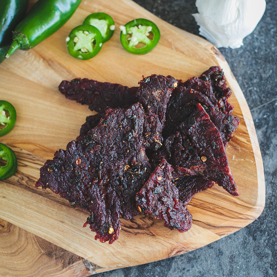 Extraterrestrial, Jalapeno Garlic, Gourmet Beef Jerky (8oz bag)