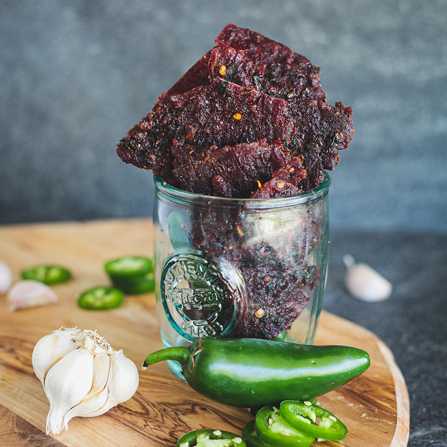 Extraterrestrial, Jalapeno Garlic, Gourmet Beef Jerky (8oz bag)