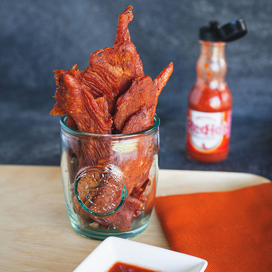 Blazing Buffalo Wing Chicken Jerky (3oz bag)