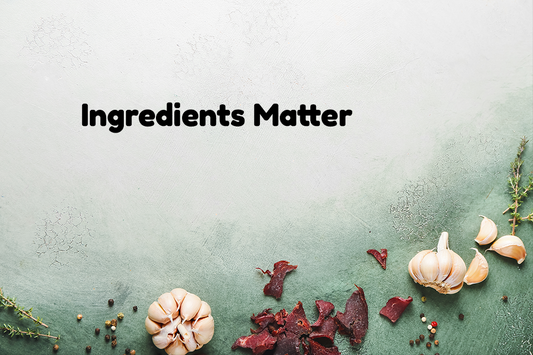 Image text reading 'Ingredients Matter'