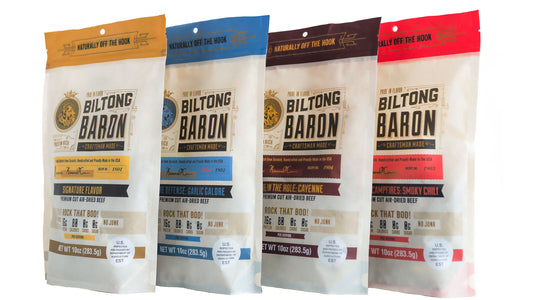 Four-Bag Multi-Pack Medley - Mega Bags by Biltong Baron