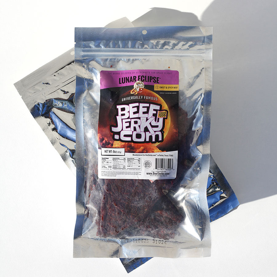 Lunar Eclipse, Sweet & Spicy, Gourmet Beef Jerky (8oz 2-Pack)