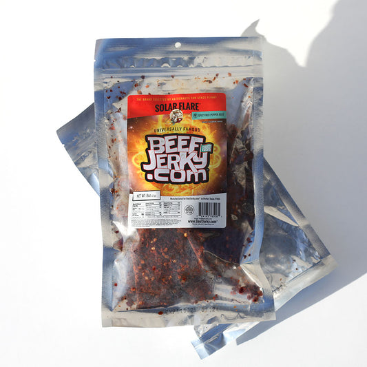 Solar Flare, Extreme Heat Red Pepper, Gourmet Beef Jerky (8oz 2-Pack)