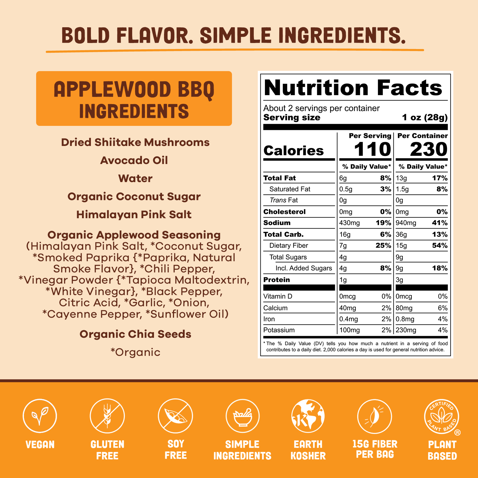 Applewood BBQ Mushroom Jerky