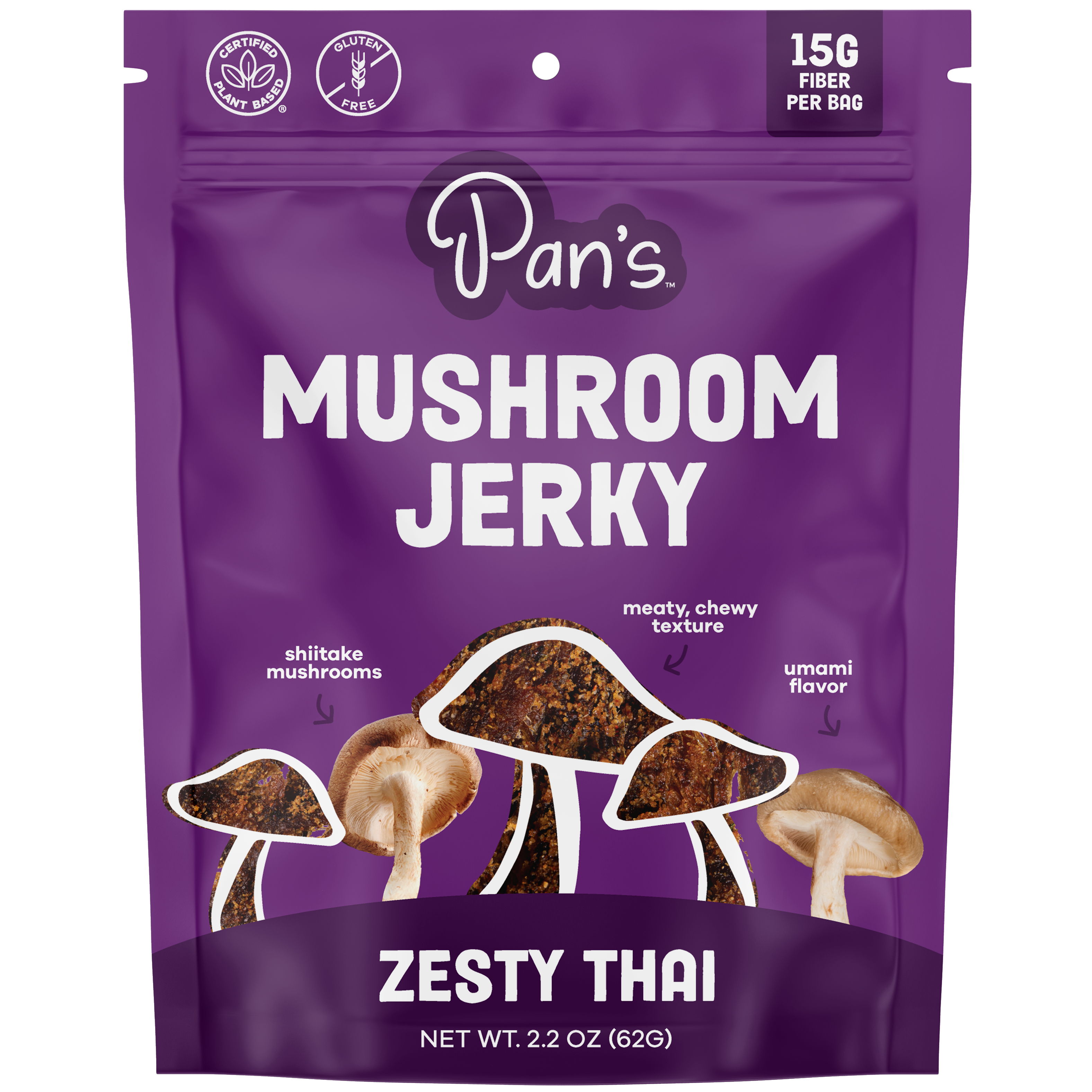 Zesty Thai Mushroom Jerky