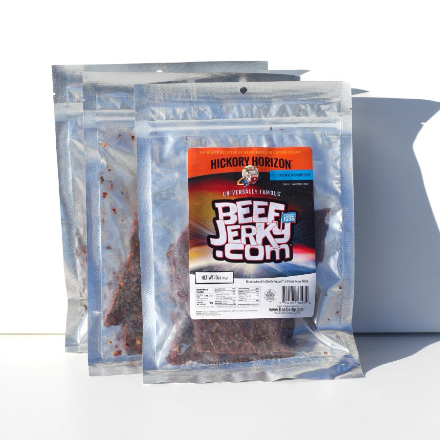 Hickory Horizon, Slow Smoked, Gourmet Beef Jerky (3oz 3-Pack)