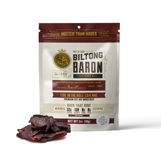 Fire in the Hole: Spicy Cayenne by Biltong Baron