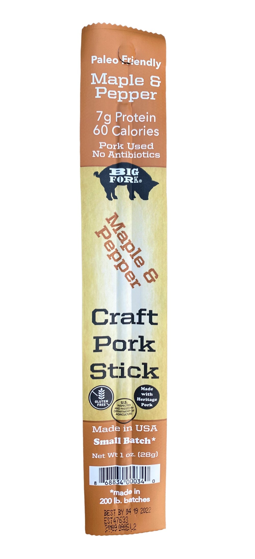 Craft Pork Snack Stick Collection (60 Sticks Total) by Big Fork Brands