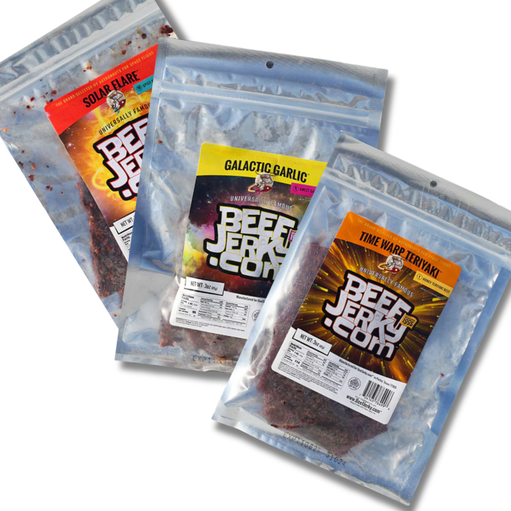 Cosmic Trio Bundle (3oz 3-Pack): Solar Flare, Time Warp Teriyaki and Garlic Galactic