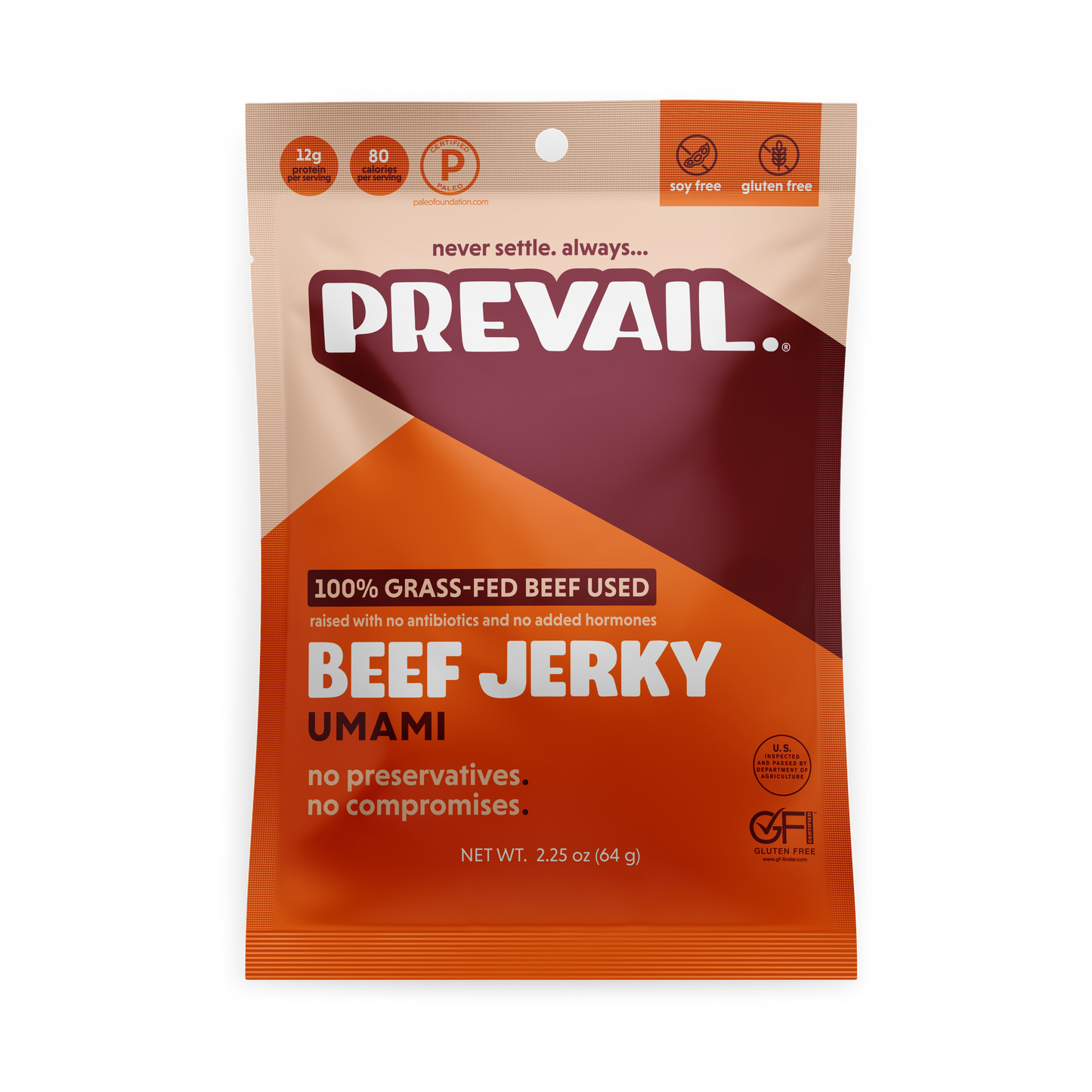 Umami Beef Jerky 3 Pck by PREVAIL Jerky