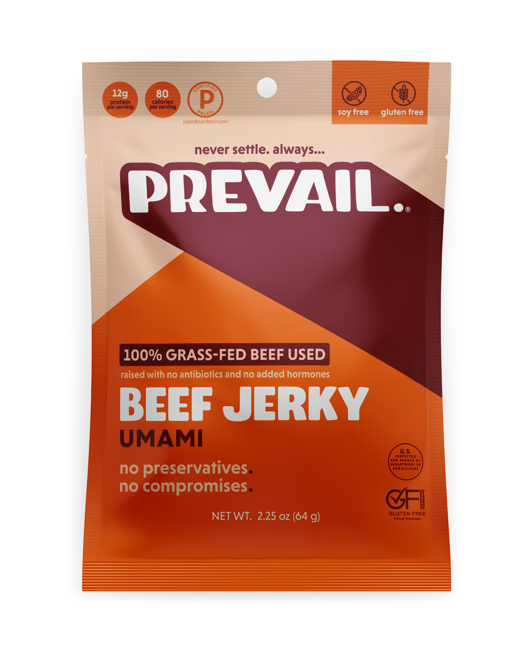 Umami Beef Jerky 3 Pck by PREVAIL Jerky