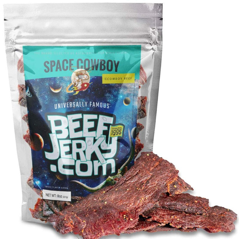 Space Cowboy, Slow Smoke & Pepper, Gourmet Beef Jerky