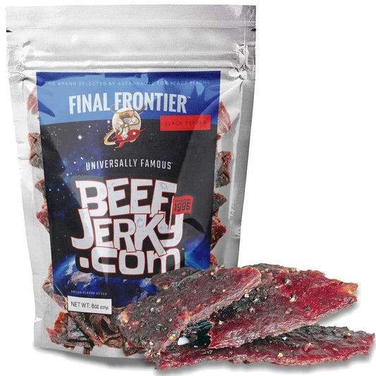 Final Frontier, Cracked Black Pepper, Gourmet Beef Jerky