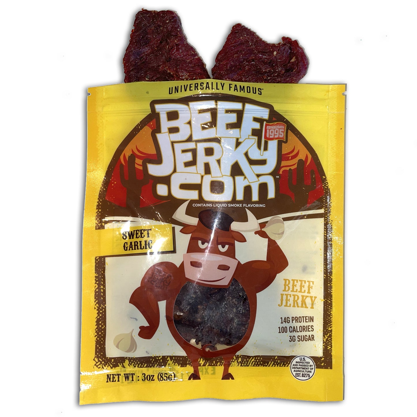 Sweet Garlic Beef Jerky (3oz bag)