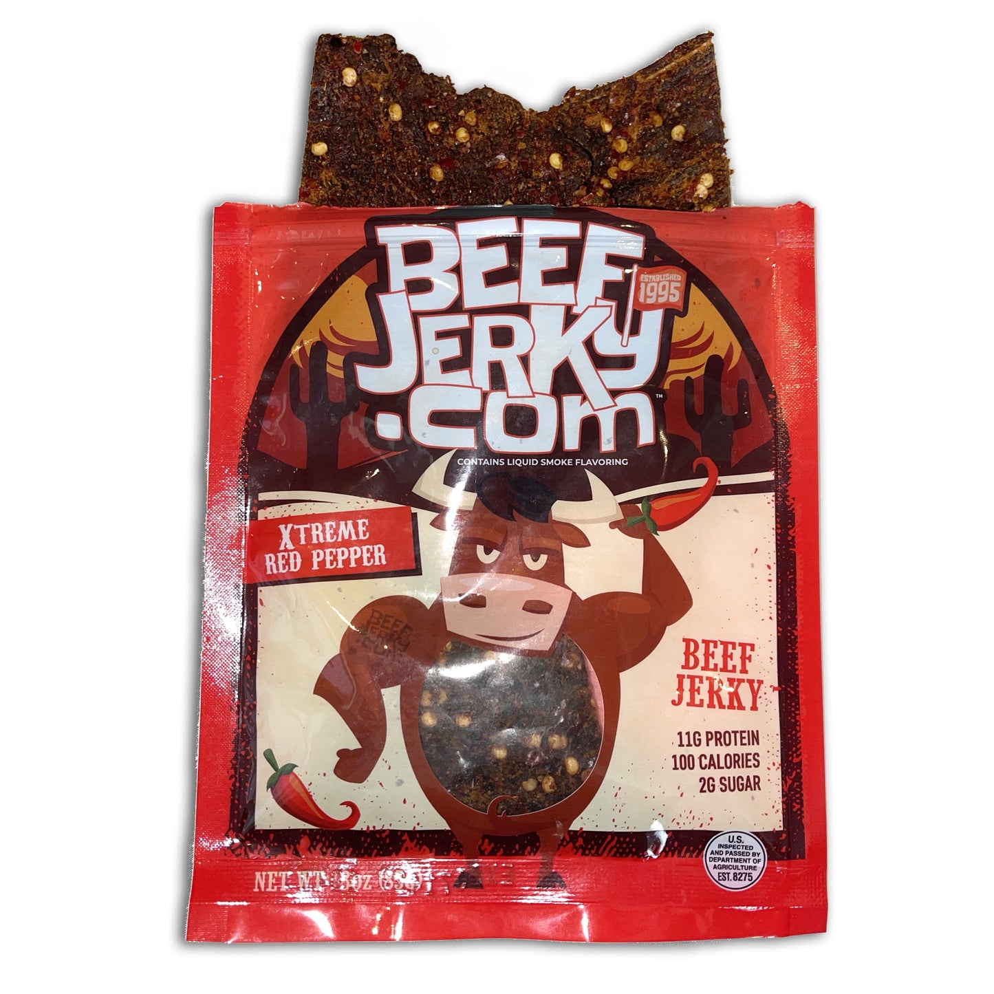 Xtreme Red Pepper Beef Jerky (3oz bag)