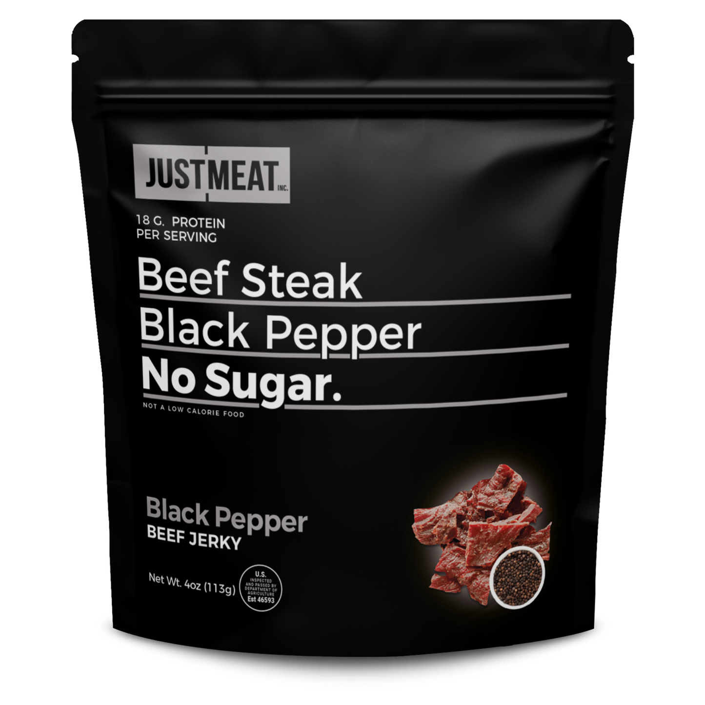 Black Pepper Beef Jerky / 1 by JUSTMEAT
